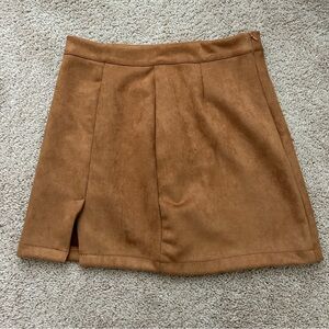 Suede Skirt